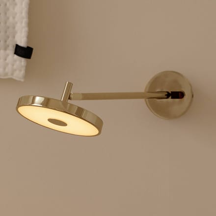 UMAGE LED wandlamp Asteria LONG HW, gepolijst messing, 45 cm