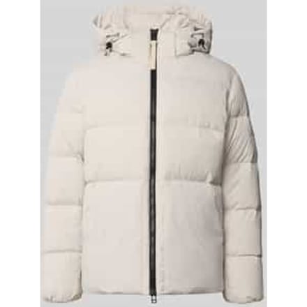 Regular fit donsjack met capuchonkraag