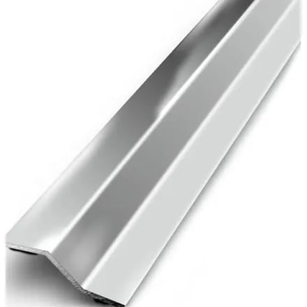 Gerflor Drempelprofiel - Rvs - 45x6mm 1,66m - Zelfklevend