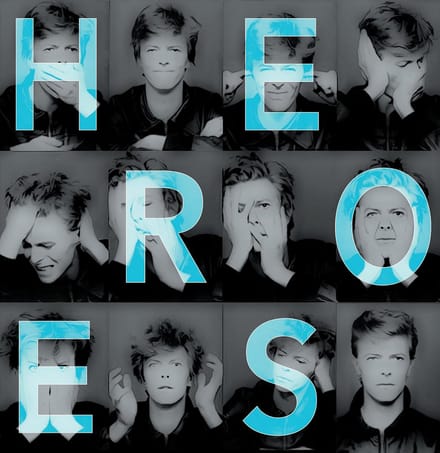 David Bowie Heroes FM Radio Uitzendingen Vinylplaat Blauw