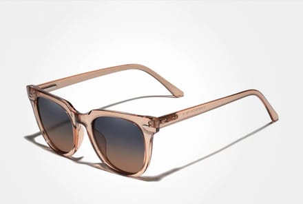 Kingseven Cat eye Zonnebril - UV400 - Gepolariseerd - Transparant - Brownstar - Z7094