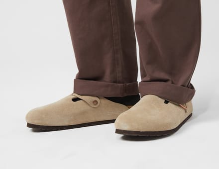 Birkenstock Boston Suede Leather Sandalen