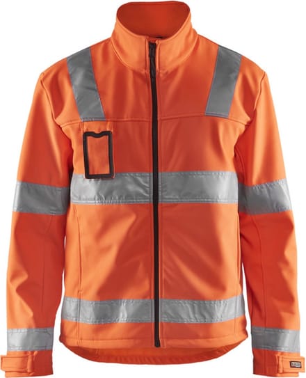 Blåkläder 4838-2535 Jack Softshell High Vis Oranje maat S