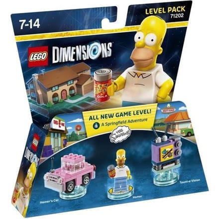 Warner Bros LEGO Dimensions Level Pack-The Simpsons (Diversen) Gebruikt