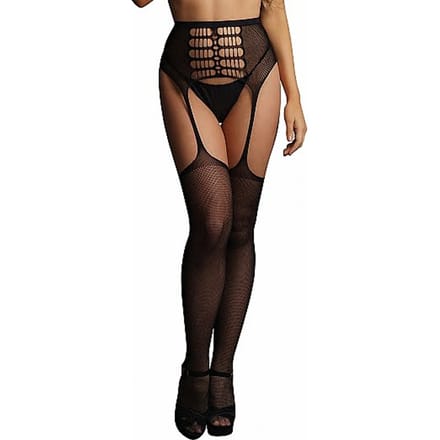 Le Desir - Hoge taille jarretelles kousen - One Size