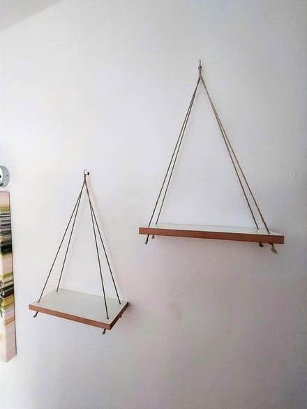 Moliland - Scandinavische Wandplank Set - 2 stuks - MDF - Wit