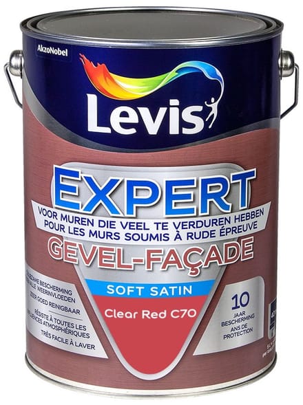 Levis - Expert Gevel Mix - Clear Red C70 - Mengverf - 5 L