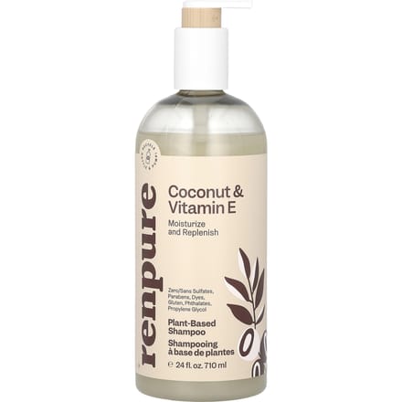Renpure, Coconut & Vitamin E Shampoo, 24 fl oz (710 ml) white