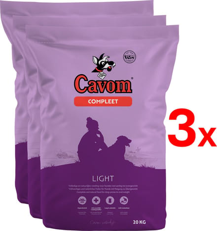 Cavom compleet Light - geperste brokken - 3x 20 kg