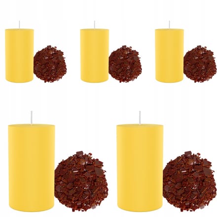Limoengele Paraffine Kaars Kleurstof Poeder 10g
