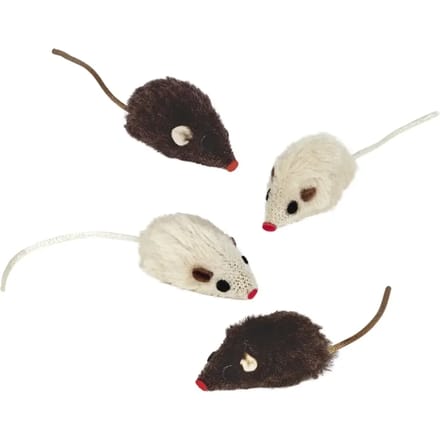 Knuffel voor kat en muis met rammelaar Nobby Pet