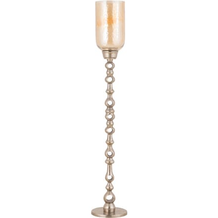 PTMD - Windlicht Tracy - Grijs - 22x22x125cm