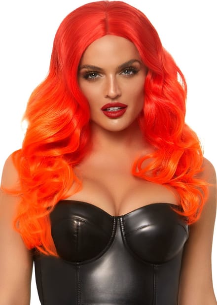 Ombre long wavy wig
