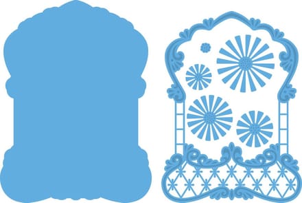 Marianne Design Creatables Snij en Embosstencil - Anjas label
