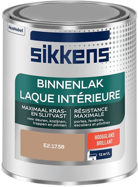 Sikkens - Binnenlak Hoogglans - E2.17.58 - Mengverf - 750 Ml