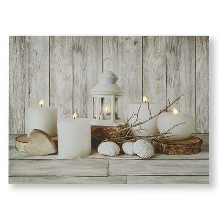 Art for the Home Coastal Treasures LED Canvas 60x80 cm