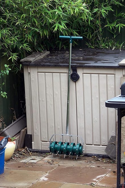 Handmatige Gazonbeluchter met Spikes - Voor Luchtdoorlatend en Gezond Gras
