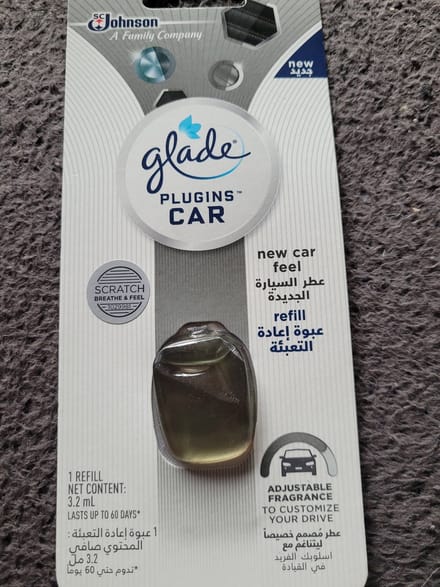 Glade Luchtverfrisser Johnson Car Vent Oil New Car Feel, 2 ml navulling
