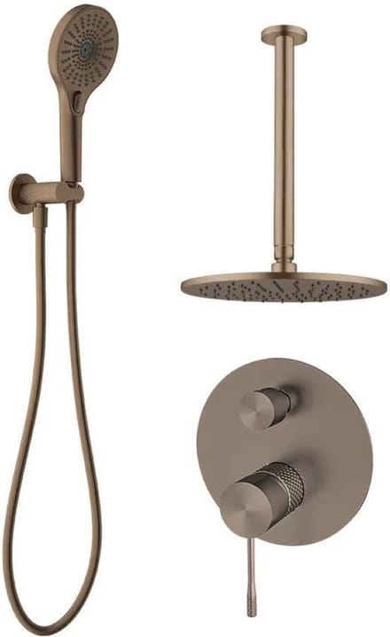 Owen & Finch Inbouw Doucheset Compleet Brushed Satin Bronze | Satijn Brons