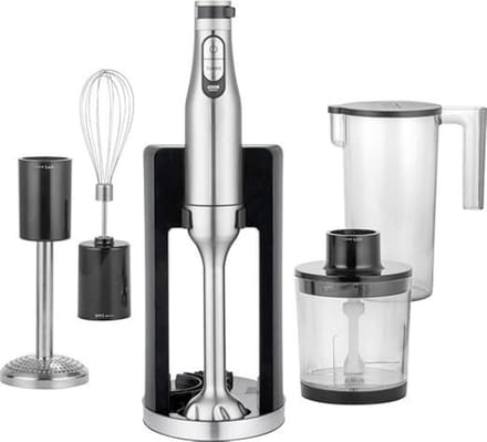 RWB® Staafmixer Set - Staafmixer - Handblender - Zilver - 7cm x 7cm x 42cm