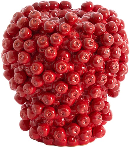 Light & Living BERRIES vaas keramiek rood – Ø25,5x27 cm
