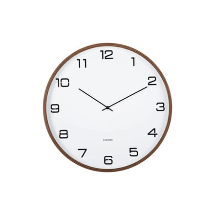 Karlsson Wandklok Delicado Large - Wit - Ø50.8cm - Wandklok Modern