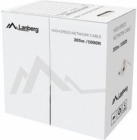 Lanberg LCU5-12CU-0305-R netwerkkabel Rood 305 m Cat5e U/UTP (UTP)