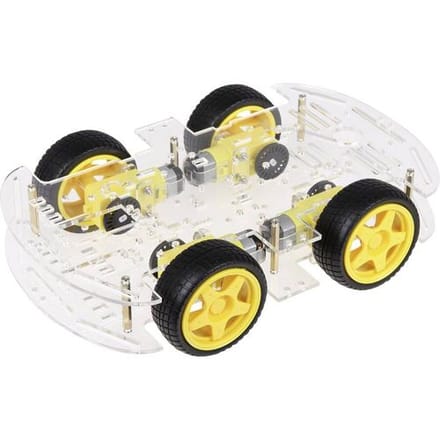 Joy-it Robot chassis Roboter Auto Kit 4WD Bouwpakket Robot03
