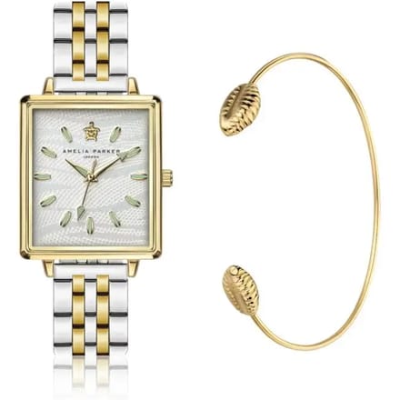 Set van horloge en oorbellen voor dames Amelia Parker Desert