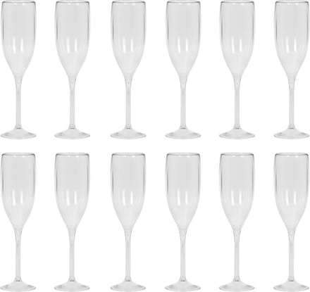 Inno Cuisinno Champagneglas, 160 ml, 12-delige set