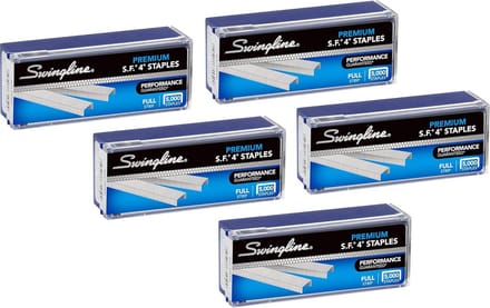 Standaard nietmachine nietjes 1/4 inch lengte 5000 stuks 5 verpakking