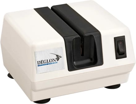 Déglon Elektrische slijpmachine – Compact – Professioneel droog slijpen – 4 slijpstenen – Beige