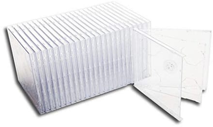 Lege Doos voor Twee CD's - Glashelder, Smal Ontwerp
