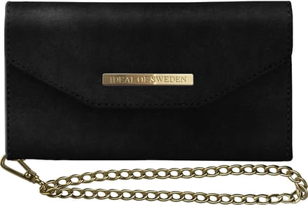 iDeal of Sweden Mayfair Clutch Velvet Black iPhone SE (2020) / 8 / 7 / 6(s)