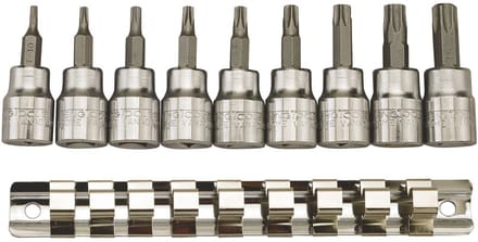 Teng Tools Torx-Doppenset - 9-Delig