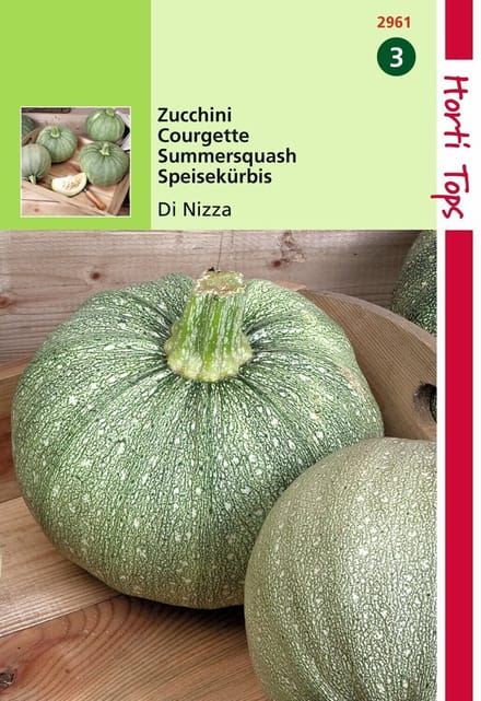 2 stuks Hortitops Courgette De Nice A Fruit Rond