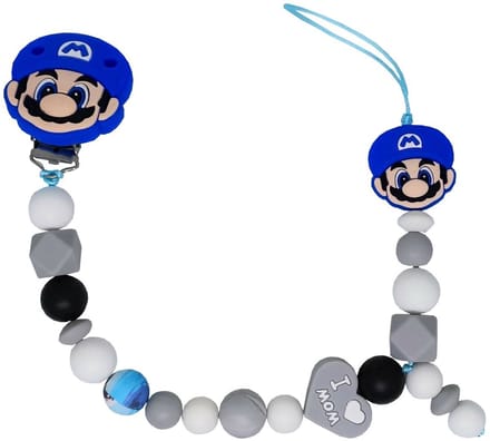 Siliconen Tutkoord Mario blauw