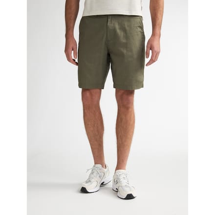 Petrol Industries - Heren Linen blend chino short Dune - Groen