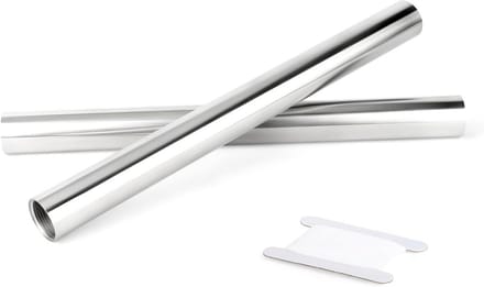 2 Stuks Roestvrijstalen Buiskoppeling - 1" NPT Binnendraad x 1" Binnendraad, 40 cm Lengte