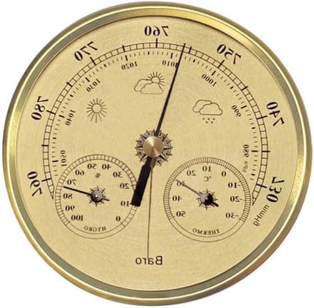 3-in-1 Barometer Thermometer Hygrometer Weerstation voor Binnen en Buiten