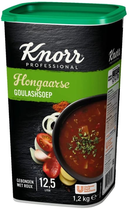 Knorr - Hongaarse Goulashsoep - 12.5 liter - Omdoos 6x