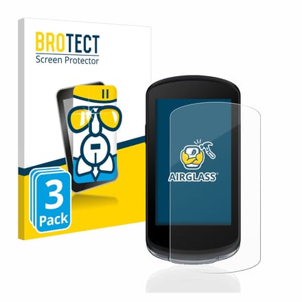 BROTECT - Screenprotector voor Garmin Edge 1040 - Folie Beschermfolie Beschermglas transparant 3 Stuks