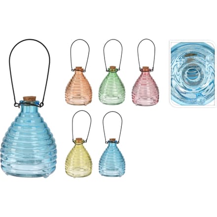 Wespenvanger glas 9x13cm 5 assortiment