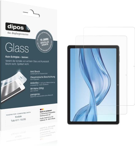 dipos – 2x Matte Pantserfolie geschikt voor Kodak Tab K11 10.95 | 9H Screenprotector