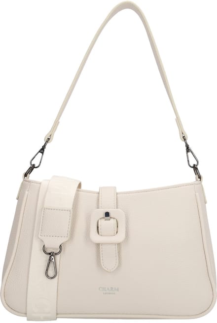 Charm London Uptown Crossbodytas - Schoudertas - Dames - Schouderband - Gebroken wit