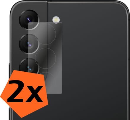 Camera Lens Protector - 2 Stuks - Geschikt voor Samsung Galaxy S22 Plus - Camera Screenprotector - Gehard Glas - Beschermglas - Tempered Glass - Screen Protector