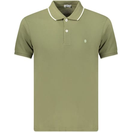 Coveri Beweegbare Groene Katoenen Heren Polo