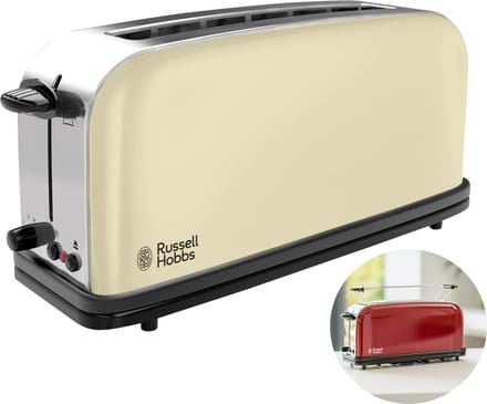 Russell Hobbs Colours Plus+ 21395-56 - Extra lange Broodrooster - Creme
