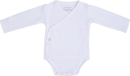 Baby's Only Rompertje lange mouw Pure - Wit - 56 - 100% ecologisch katoen - GOTS
