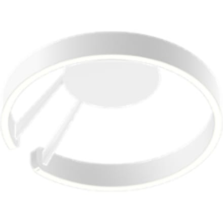 Occhio Mito Aura 40 Plafond-/Wandlamp - wit mat - wide